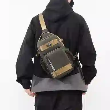 彤彤兔 时尚百搭简约 牛津布 单肩包 男款 多色