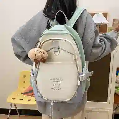 彤彤兔 百搭高颜值学生 尼龙 书包背包双肩包 女款 多色