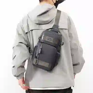 彤彤兔 时尚百搭简约 牛津布 单肩包 男款 多色