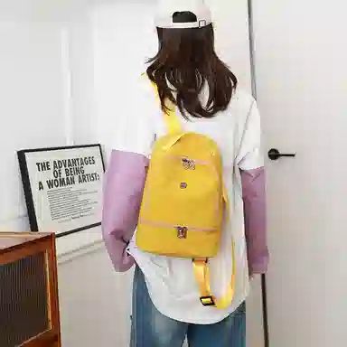 德力熊 时尚韩版简约 尼龙 双肩包 女款 多色