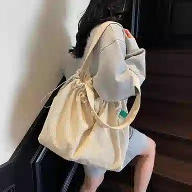 OUZIHUANG Corduroy Tote Bag