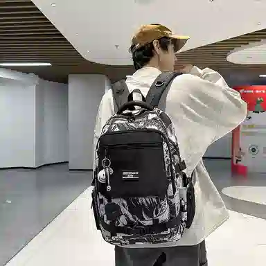 德力熊 潮酷个性时尚 尼龙 双肩包 男女同款情侣款 多色