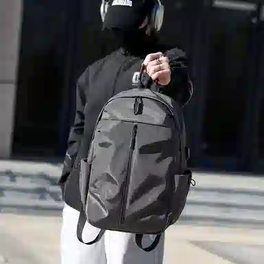 彤彤兔 旅行学生包多功能 防泼水牛津布 双肩包 男款 多色