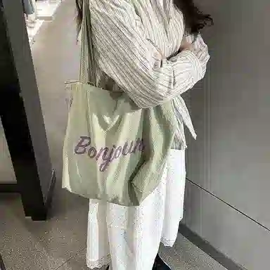 彤彤兔 字母轻便 涤纶 单肩包 女款 多色