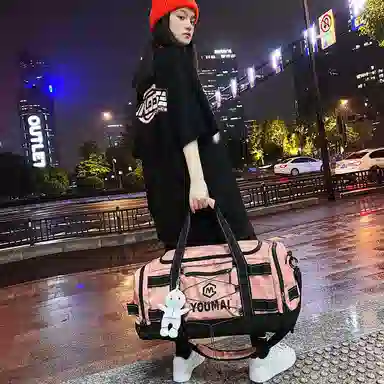 德力熊 行李轻便 尼龙 旅行包 男女同款情侣款 多色