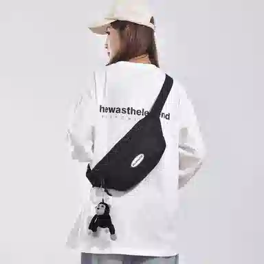 彤彤兔 潮牌男士日系简约轻便 牛津布 胸包 男女同款情侣款 多色