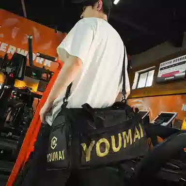 德力熊 多功能时尚旅行包 尼龙 健身包 男女同款情侣款 黑色/粉色/卡其色/紫色/军绿色