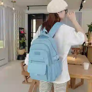 彤彤兔 高颜值简约百搭 尼龙 双肩包 女款 多色