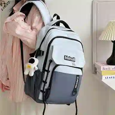 彤彤兔 韩版大容量 尼龙 双肩包 男女同款情侣款 多色