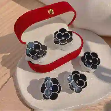 彤彤兔 山茶花 复古轻奢高级感优雅气质 发夹 女款