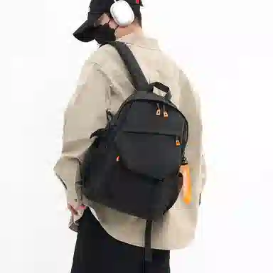 彤彤兔 休闲潮流时尚 牛津布 双肩包 男款 黑色\灰色