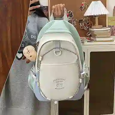 彤彤兔 百搭高颜值学生 尼龙 书包背包双肩包 女款 多色