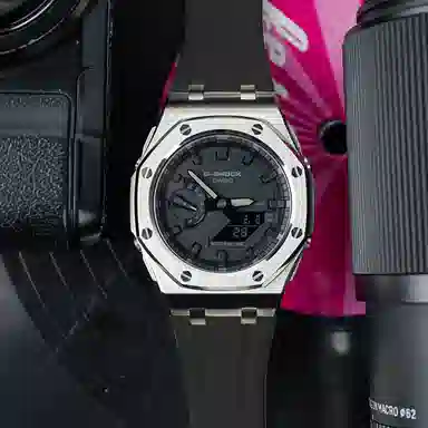 Casio GA-2100 Offshore Silver Series