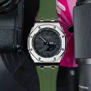 Casio GA-2100 Offshore Silver Series