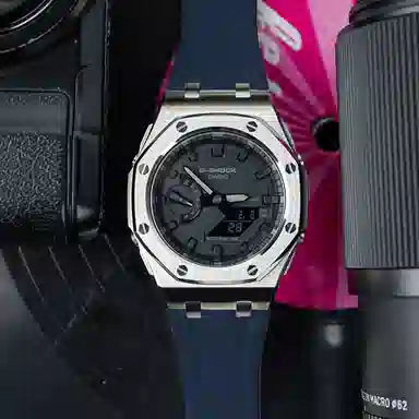 Casio GA-2100 Offshore Silver Series