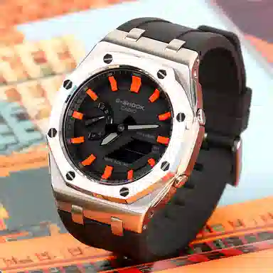 Casio GA-2100 Offshore Silver Series