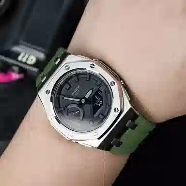 Casio GA-2100 Offshore Silver Series