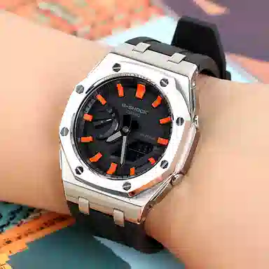 Casio GA-2100 Offshore Silver Series