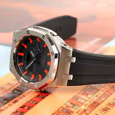 Casio GA-2100 Offshore Silver Series