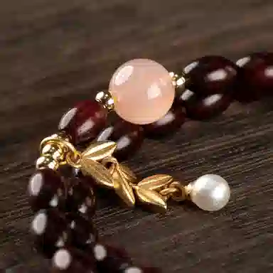 仙源 老型珠 碎银子招财 紫檀 木作手串 男女同款情侣款