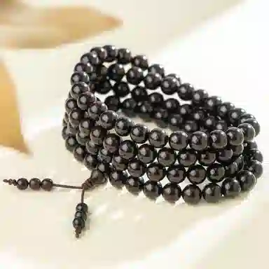 仙源 老型珠 碎银子招财 紫檀 木作手串 男女同款情侣款