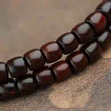 仙源 老型珠 碎银子招财 紫檀 木作手串 男女同款情侣款