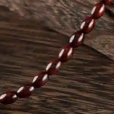 仙源 老型珠 碎银子招财 紫檀 木作手串 男女同款情侣款