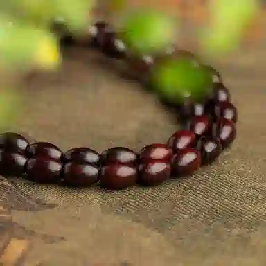 仙源 老型珠 碎银子招财 紫檀 木作手串 男女同款情侣款