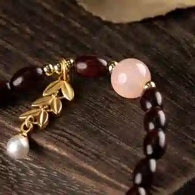 仙源 老型珠 碎银子招财 紫檀 木作手串 男女同款情侣款