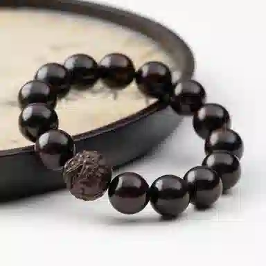 仙源 老型珠 碎银子招财 紫檀 木作手串 男女同款情侣款