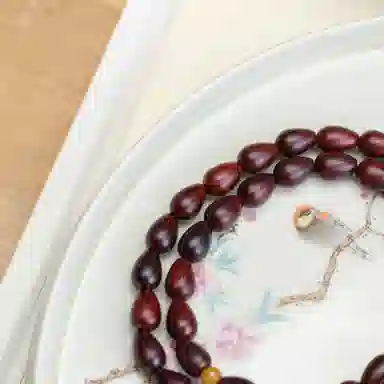 仙源 老型珠 碎银子招财 紫檀 木作手串 男女同款情侣款