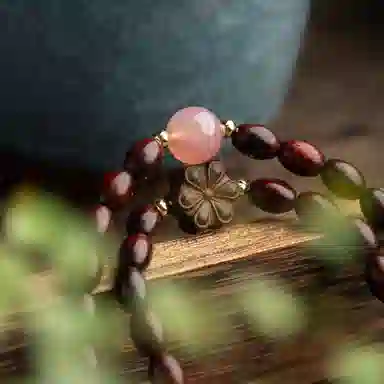 仙源 老型珠 碎银子招财 紫檀 木作手串 男女同款情侣款