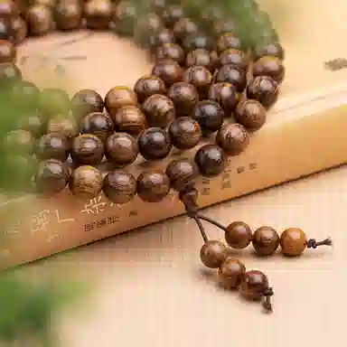仙源 诸事顺利多圈招财转运叠戴文玩盘玩佛 生日纪念日好运送 礼转运礼盒珠串#好运 贡木 木作手串 男女同款情侣款