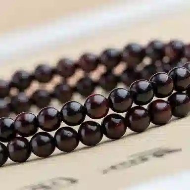 仙源 老型珠 碎银子招财 紫檀 木作手串 男女同款情侣款