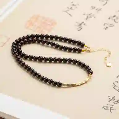 仙源 老型珠 碎银子招财 紫檀 木作手串 男女同款情侣款