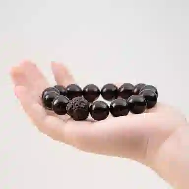 仙源 老型珠 碎银子招财 紫檀 木作手串 男女同款情侣款