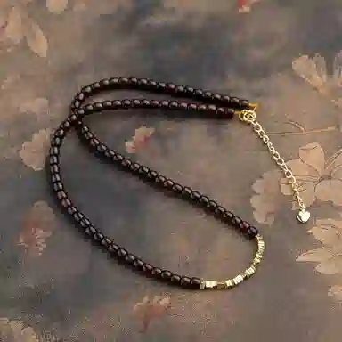 仙源 老型珠 碎银子招财 紫檀 木作手串 男女同款情侣款