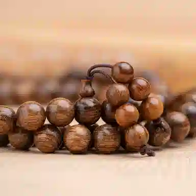 仙源 诸事顺利多圈招财转运叠戴文玩盘玩佛 生日纪念日好运送 礼转运礼盒珠串#好运 贡木 木作手串 男女同款情侣款