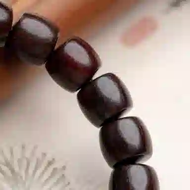 仙源 老型珠 碎银子招财 紫檀 木作手串 男女同款情侣款