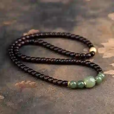 仙源 老型珠 碎银子招财 紫檀 木作手串 男女同款情侣款