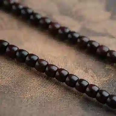 仙源 老型珠 碎银子招财 紫檀 木作手串 男女同款情侣款