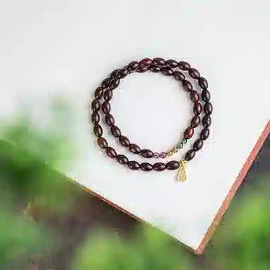 仙源 老型珠 碎银子招财 紫檀 木作手串 男女同款情侣款