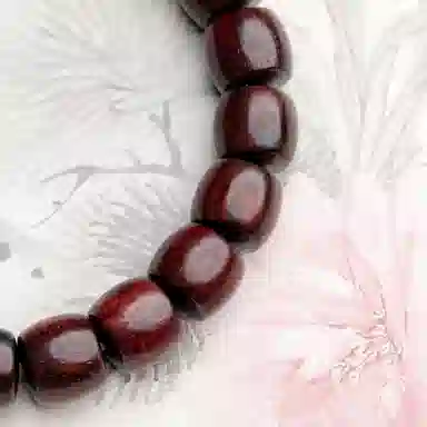 仙源 老型珠 碎银子招财 紫檀 木作手串 男女同款情侣款