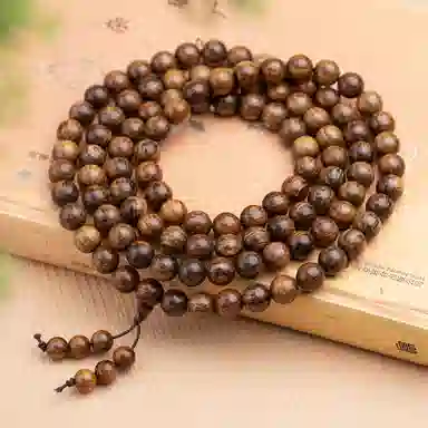 仙源 诸事顺利多圈招财转运叠戴文玩盘玩佛 生日纪念日好运送 礼转运礼盒珠串#好运 贡木 木作手串 男女同款情侣款