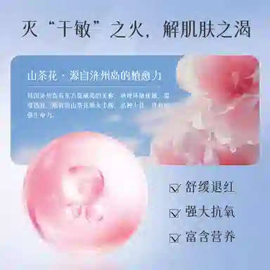 斐思妮 山茶花面膜 舒缓维稳补水控油清洁 敏感性肤质