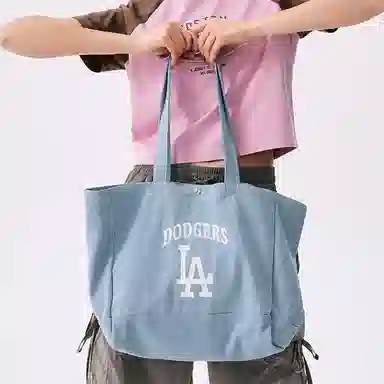 MLB LA Dodgers Retro Tote Bag Blue