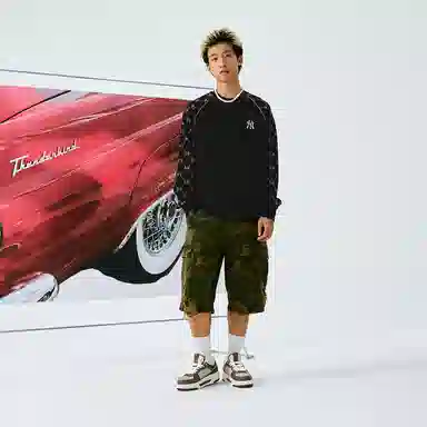 MLB Monogram 24FW Black Sweatshirt