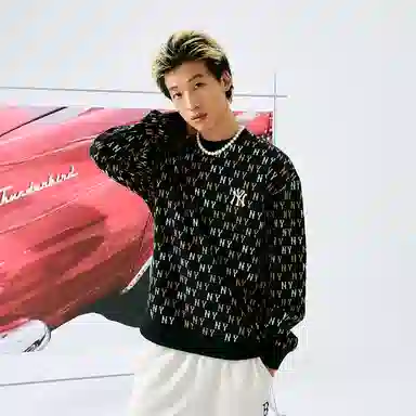 MLB Monogram Crewneck Black