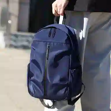 泰克森 大容量休闲轻便 牛津布 双肩包 男女同款情侣款 灰色/黑色/蓝色