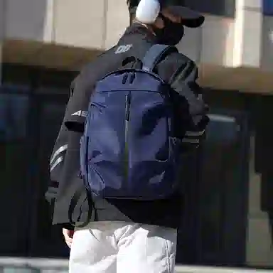 泰克森 大容量休闲轻便 牛津布 双肩包 男女同款情侣款 灰色/黑色/蓝色